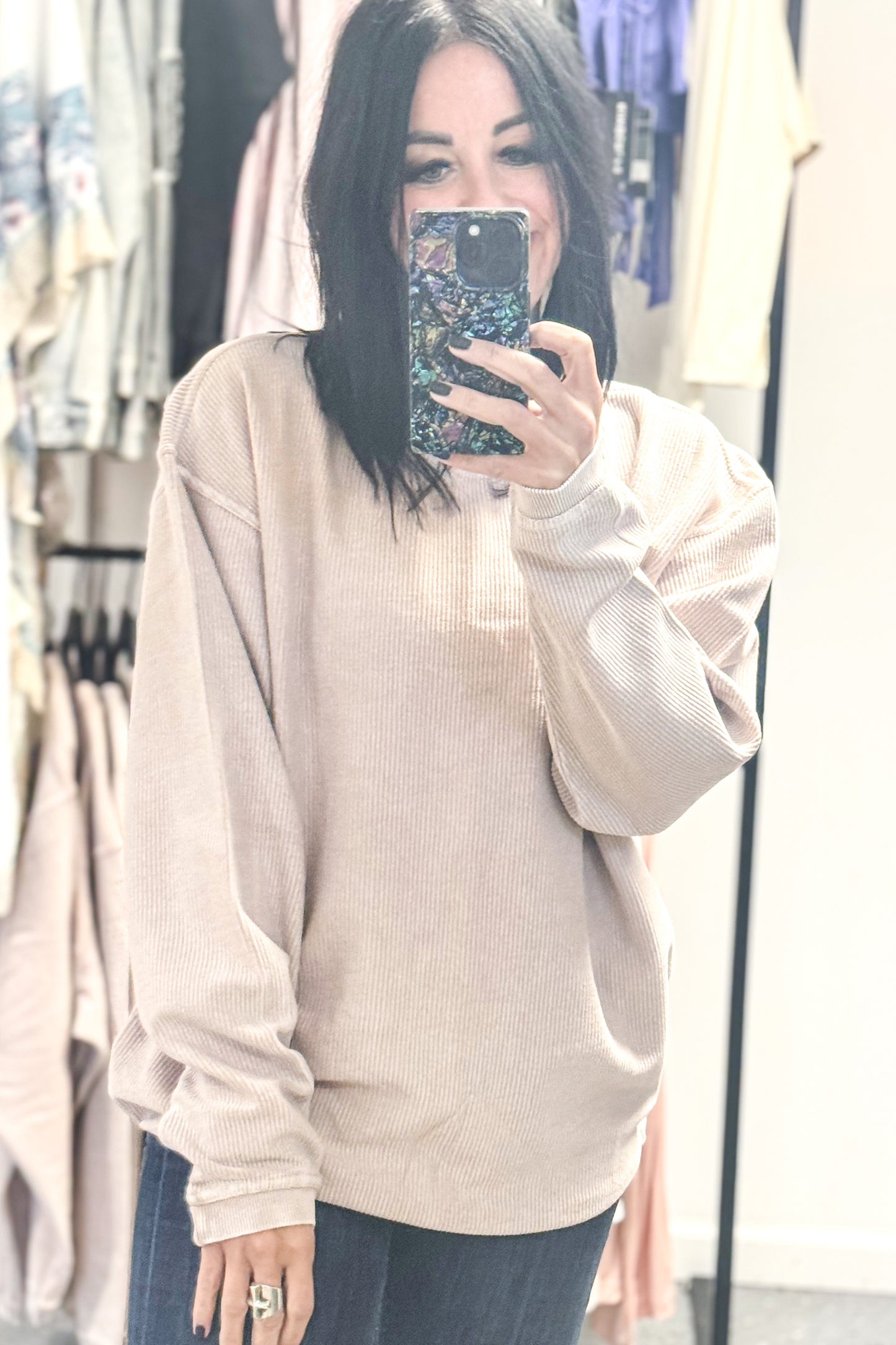 Ferris Luxe Corded Crew