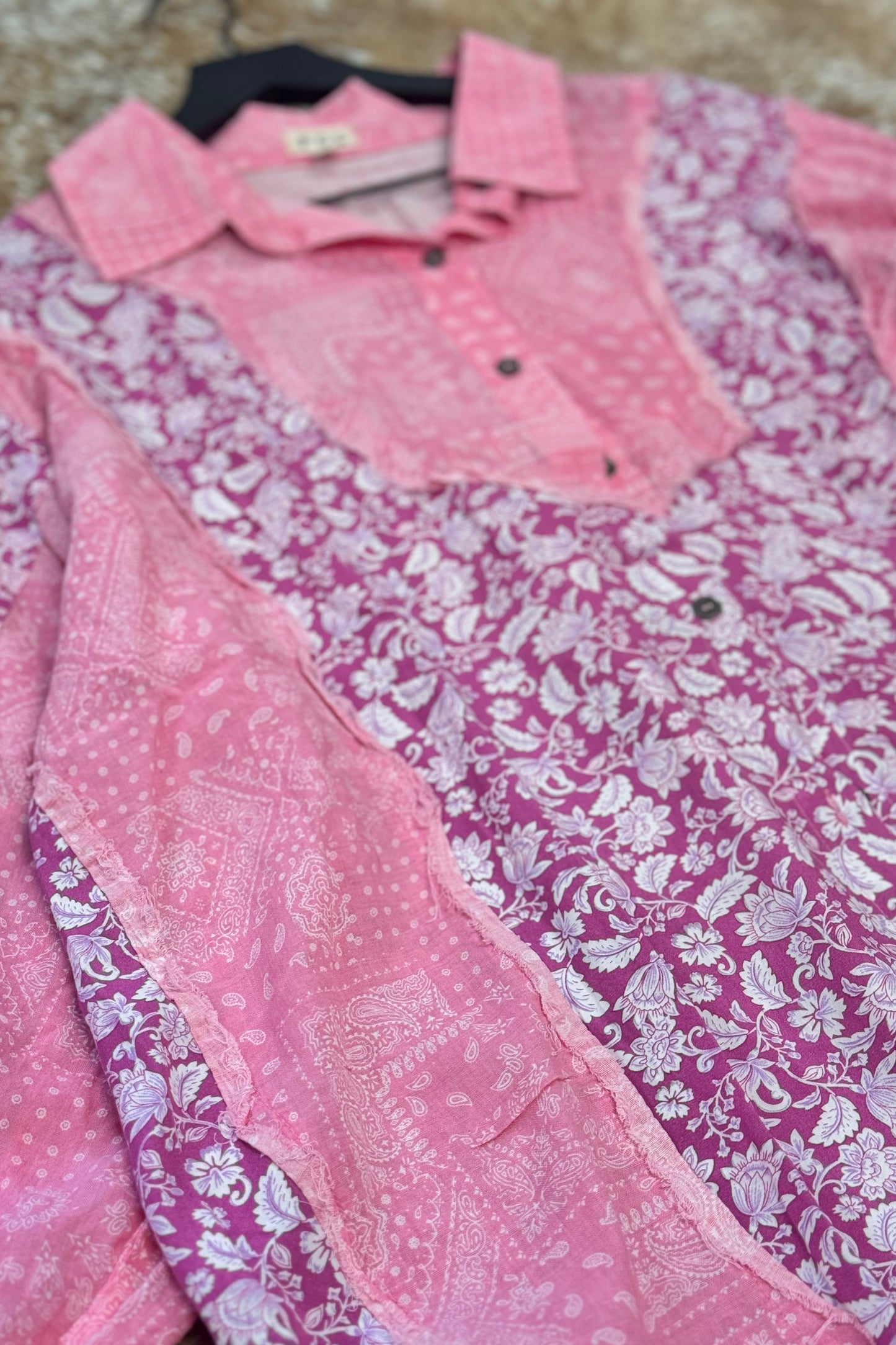 Akerly Oversized Paisley Buttondown