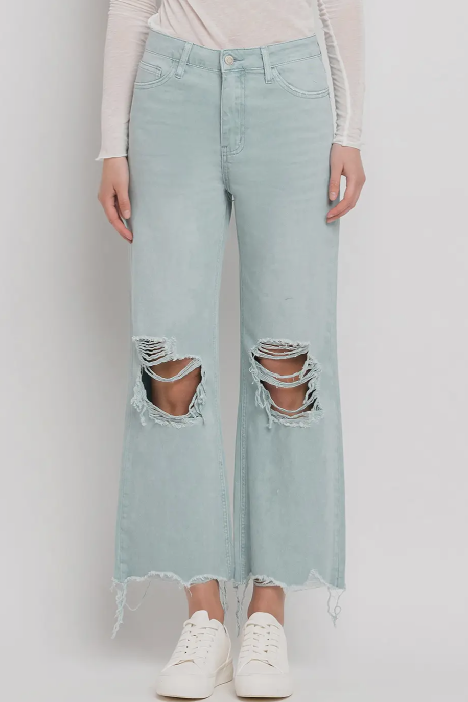 90s Vintage High Rise Crops