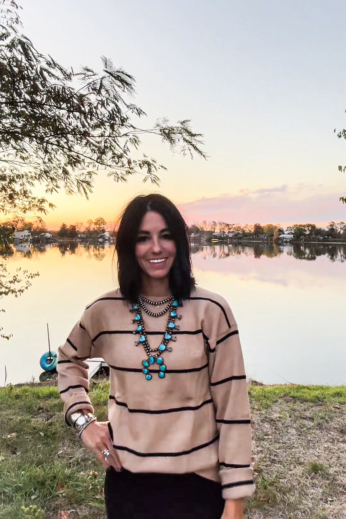 Needville Classic Stripe Sweater