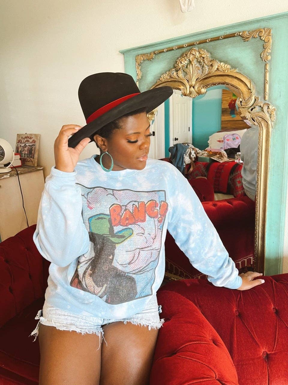 GINA Comic Cowboy Sweatshirt