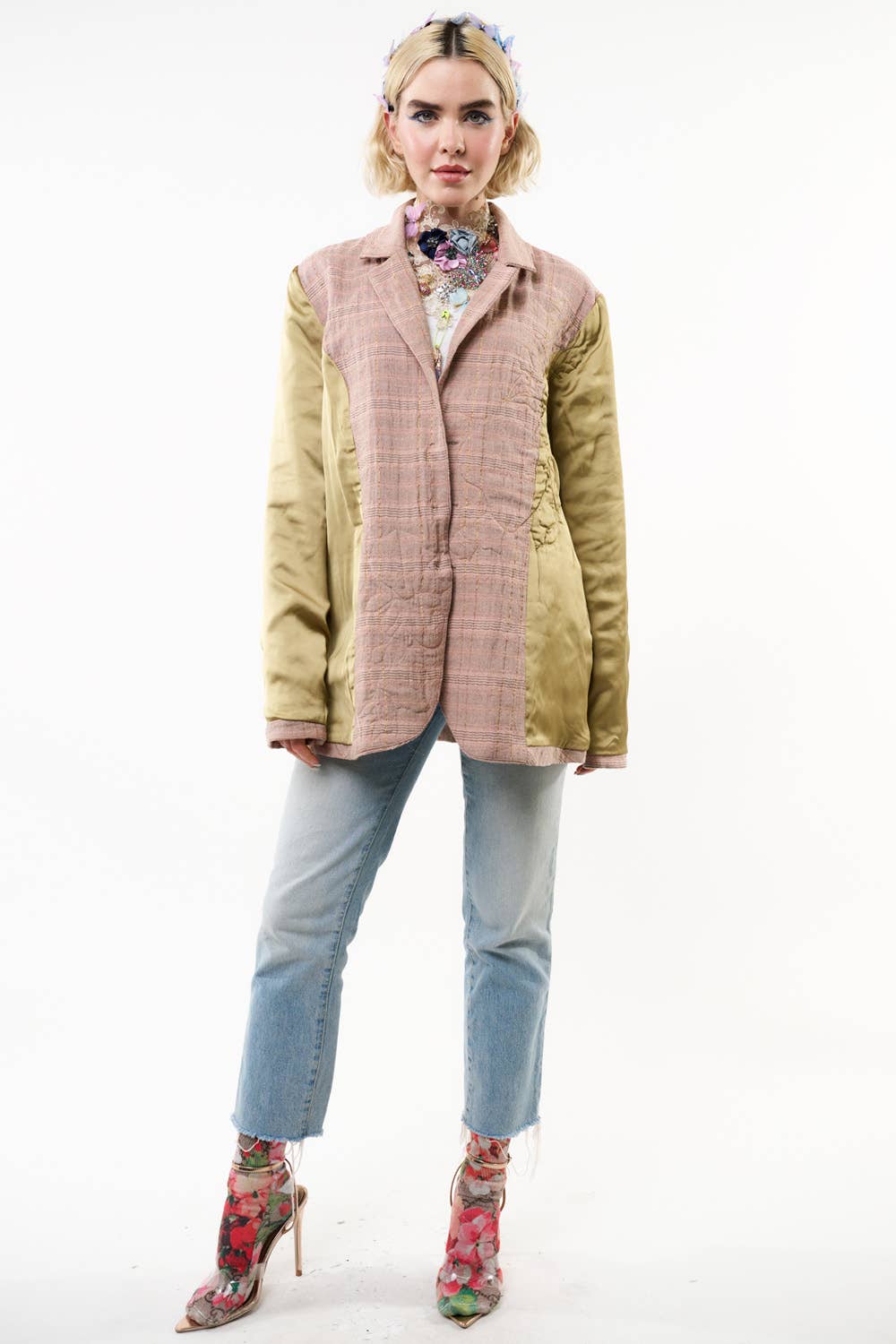 Sudden Sensation Blazer: Pink Ash / XS