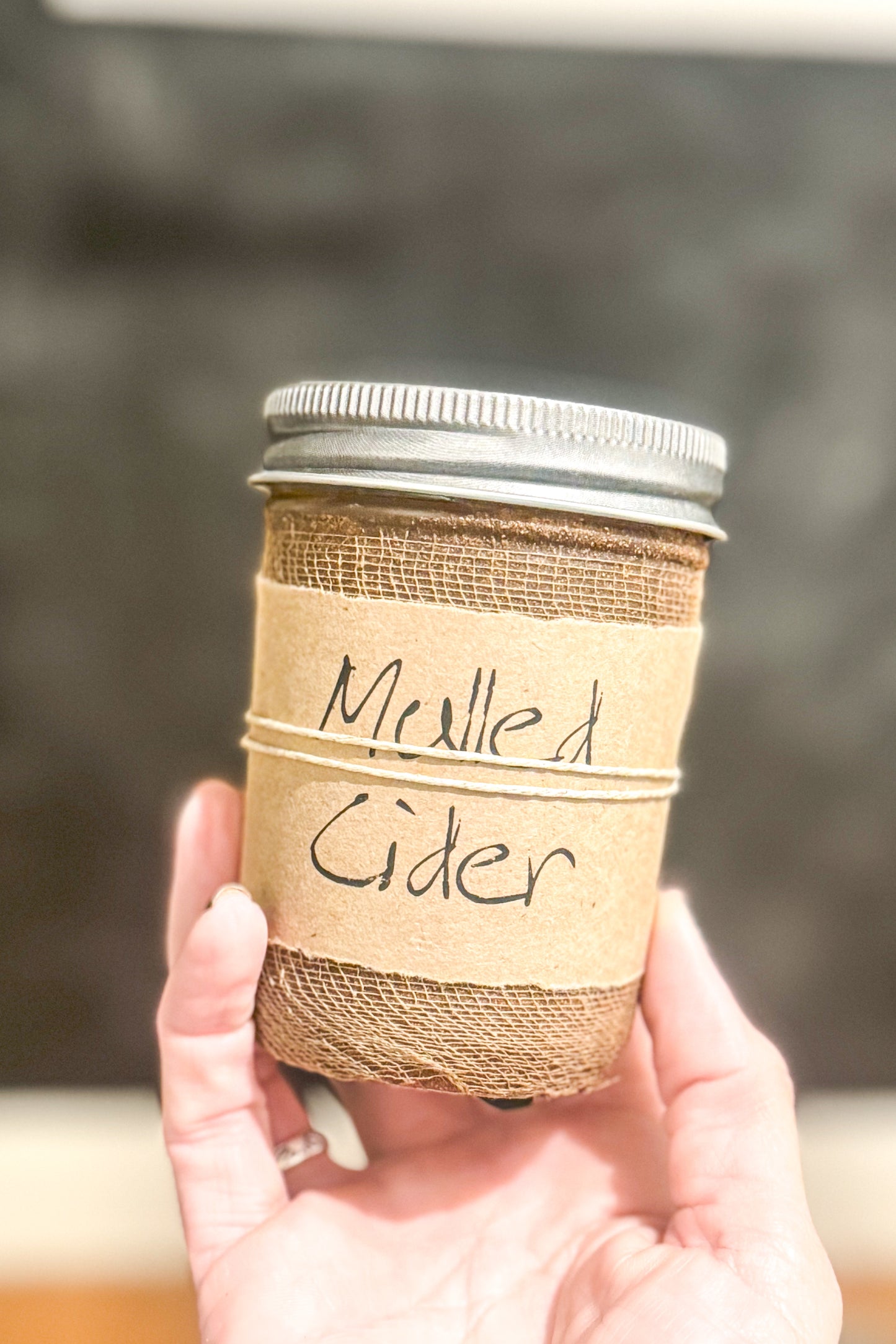 8oz Primitive Jar Candle: Mulled Cider/266