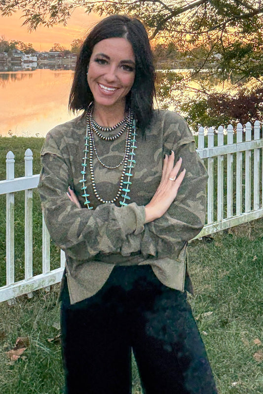 Nocona Ridge Camo Thermal Top