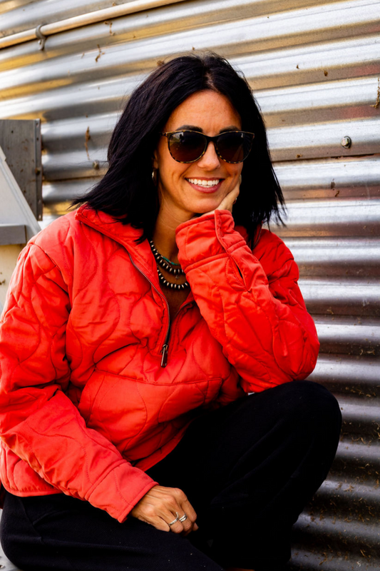 Shallowater Quilted Tomato Pullovers