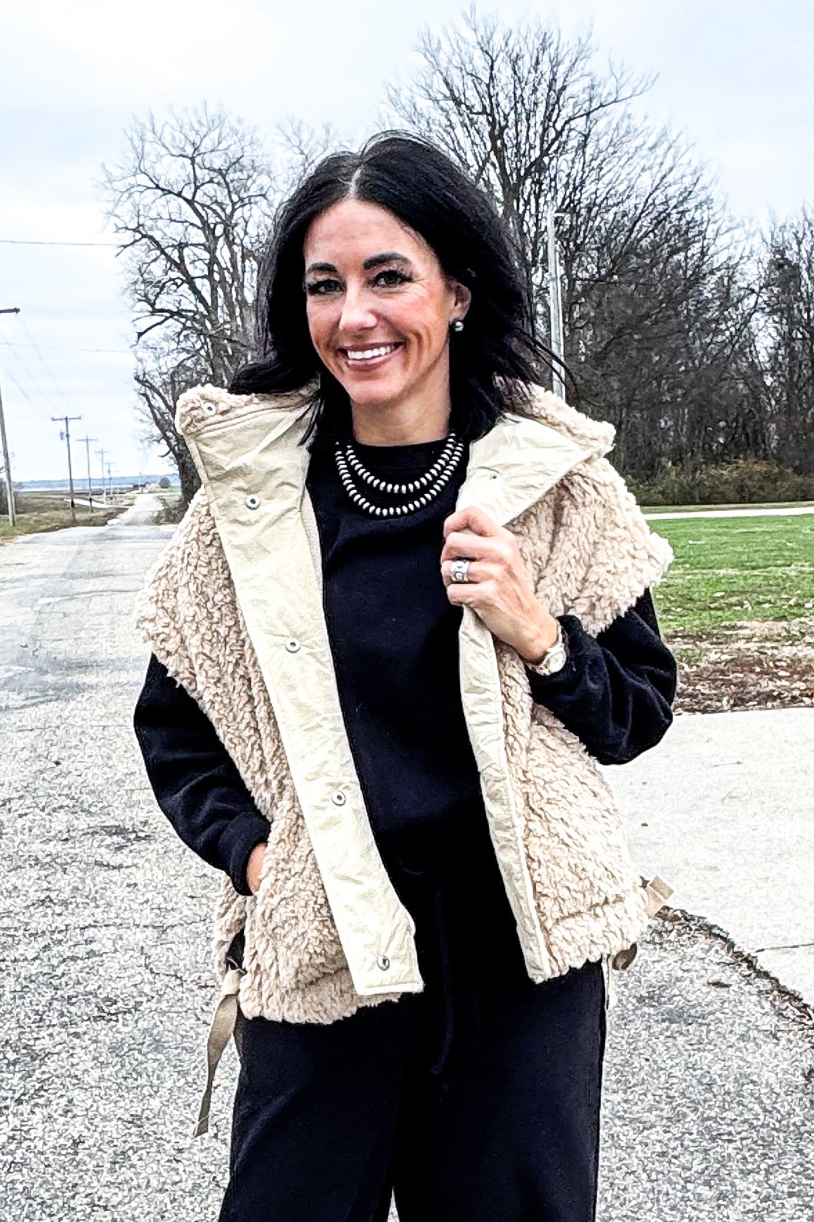 Dublin Oversized Sherpa Vest