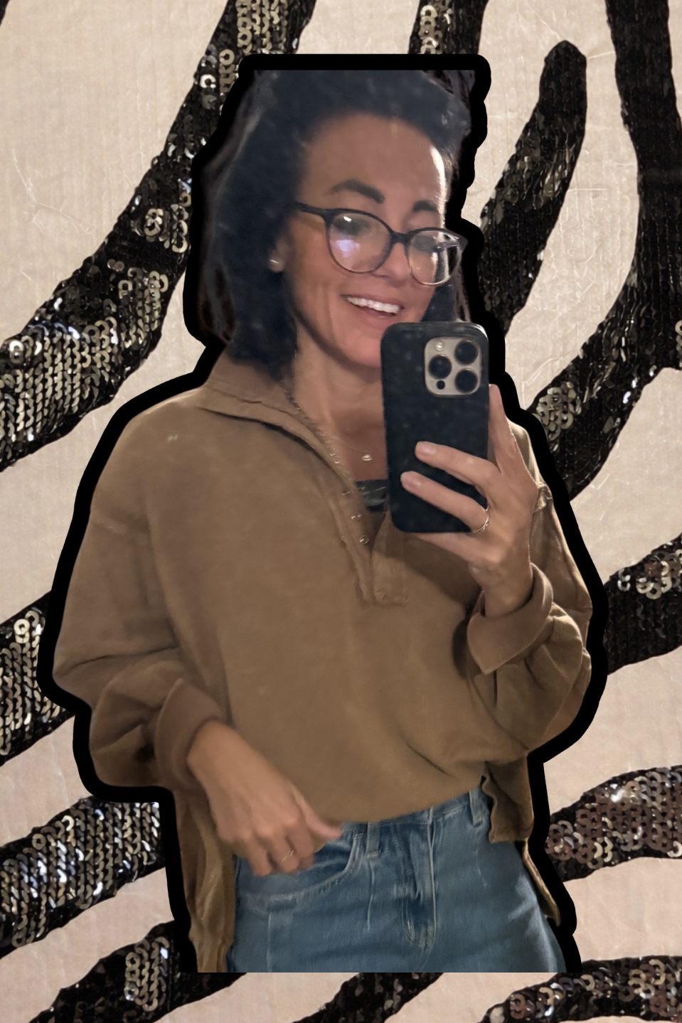 Fargo Snow Washed Pullover – Mocha Mousse