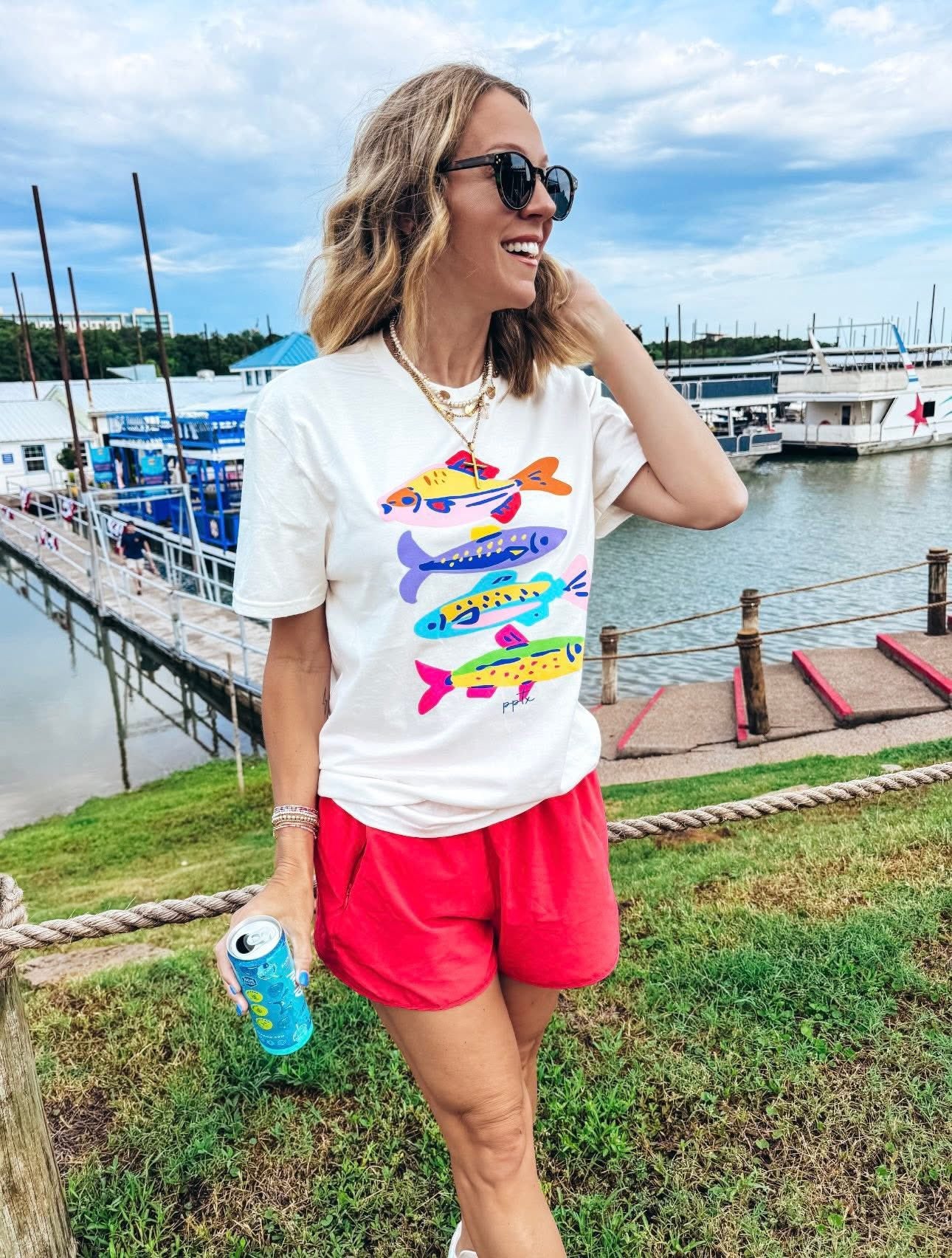 Neon Catch Graphic Tee