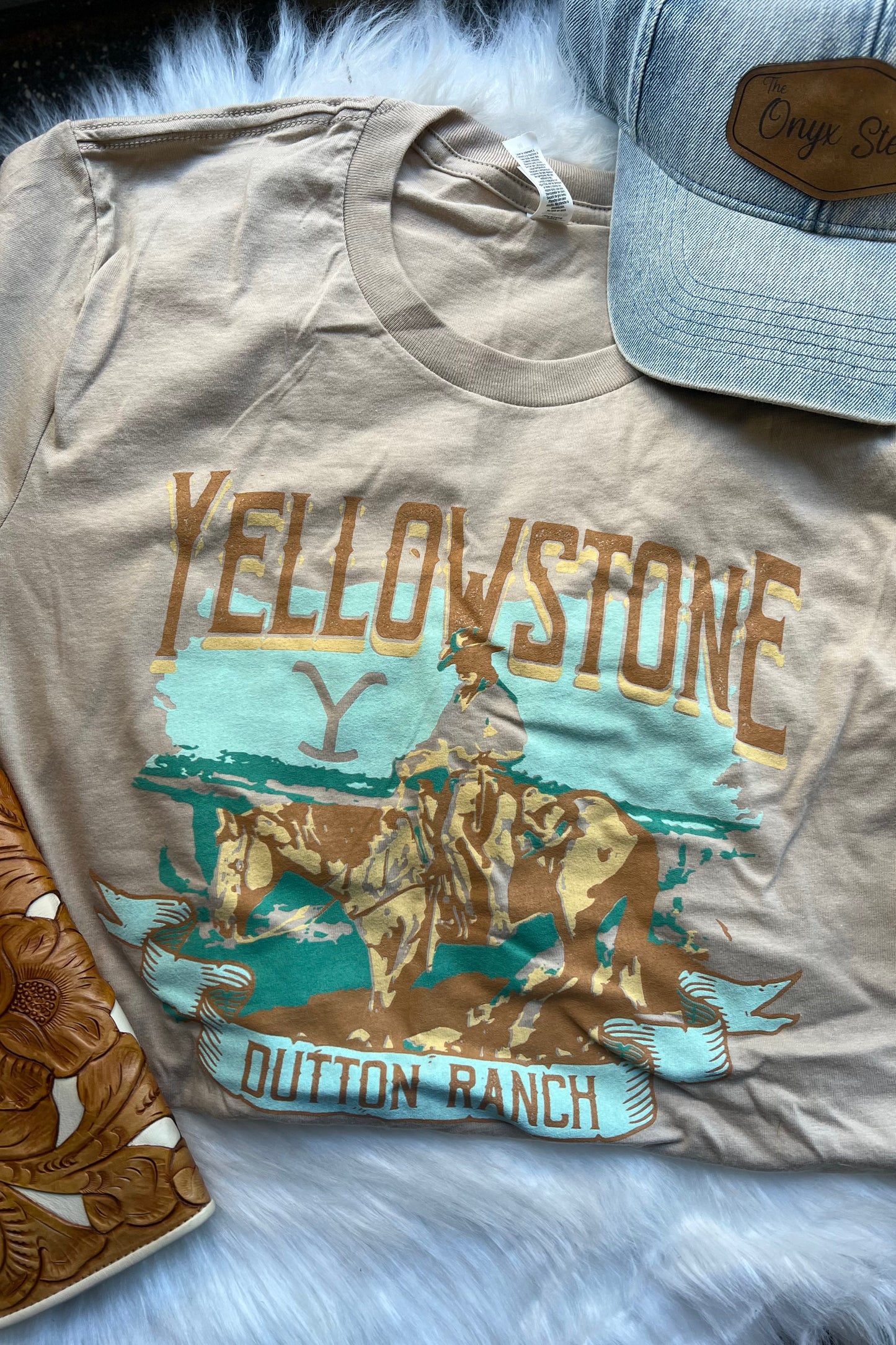 Yellow stone T-shirt