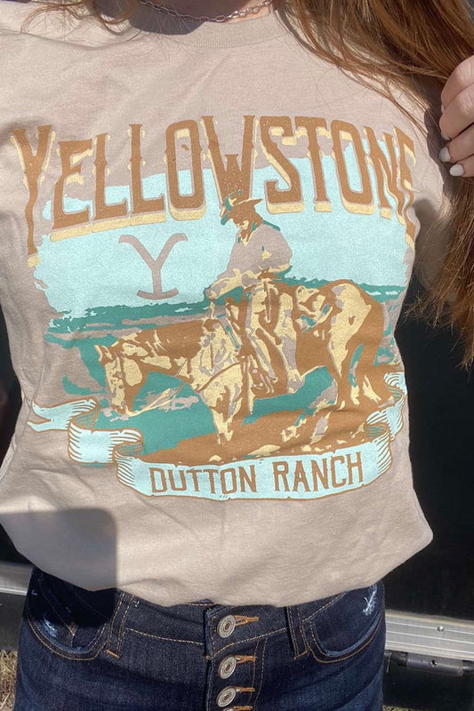 Yellow stone T-shirt